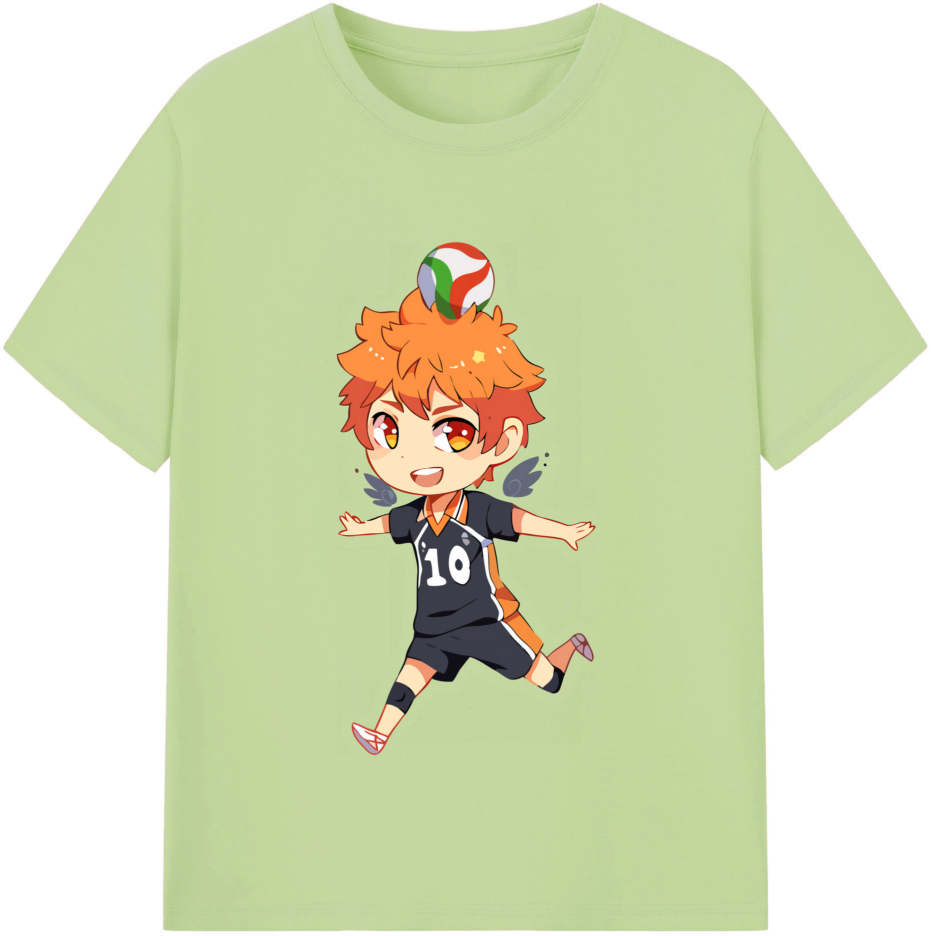 （画像用） ハイキュー!! Haikyu!! 綿100％半袖Tシャツ（フロントプリント）
